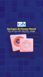 Tidy Saringan Air Kamar Mandi FD-F-01-PP 11x11 Cm Pink