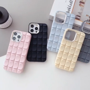 CASE FOR VIVO Y12 Y15 Y17 Y12i Y16 Y20 Y20S Y12S REDMI NOTE 10 4G 10S M5S 10PRO 11 11S 11PRO 12PRO 4G REALME C51 C53 C55 CASING LATTICE CUBIC MOTIF CUBE CHOCOLATE\nCASE FOR IPHONE 7 8 7+ 8+ X XS XR XSMAX 11 12 13 14 15 PRO MAX 14PLUS 15PLUS CASING LATTICE CUBIC MOTIF CUBE CHOCOLATE\nCASE FOR SAMSUNG A71 A72 A73 S23ULTRA S24ULTRA CASING LATTICE CUBIC MOTIF CUBE CHOCOLATE