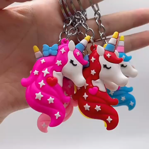Keychains Gantungan kunci lucu unicorn gantungan kunci cute