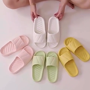 Dép Nam Nữ Thời Trang Mới Mẫu Trơn Vintange Chất Liệu EVA Siêu Nhẹ Mềm Bền Dai Chống Cho Cả Gia Đình