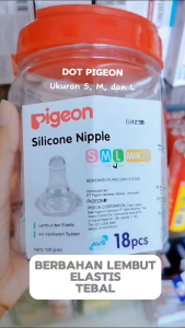 DOT PIGEON L TOPLES/DOT PIGEON SILLICON NIPPLE/DOT BABY UKURAN L
