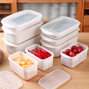กล่องเก็บถนอมอาหาร กล่องฝาบรรจุอาหาร รักษาความสดวัสดุเกรดอาหาร มีฝาปิด แบบพกพา ทนความร้อน