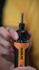 KEELAT Mini Cordless Screwdriver Set 42Pcs USB Charging Electric Hand Drill Electric screwdriver Set Repair DIY Tools