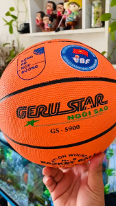 [Geru Star] Bóng Rổ Cao Su 8 Màu Banh Size Số 5 6 7 Chính Hãng 100% Đồ Chơi Thể Thao Phụ Kiện Trẻ Em