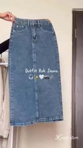 Highwaist Rok Jeans Rok Jeans Skirt Theana