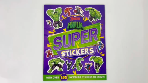 Marvel Hulk Super Stickers & Activity Book With Puzzles Mazes Spot The Difference & Over 150 Stickers