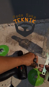 Mata Pemotong Diamond Kaca Roda Cakram Glass Cutting Disc Wheel + Arbor Mesin Bor Jadi Gerinda