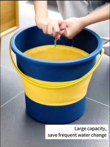 Folding Bucket Portable Home Water Storage Car Wash Bucket Outdoor Fishing Thickened Folding Bucket桶