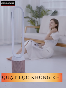 Máy lọc không khí Quạt không cánh Lọc Không Khí Có sưởi ấm  - Lõi lọc HEPA có điều khiển từ xa tạo ion âm Bảo hành 2 năm lỗi đổi mới trong 7 ngày đầu nhận sản phẩm