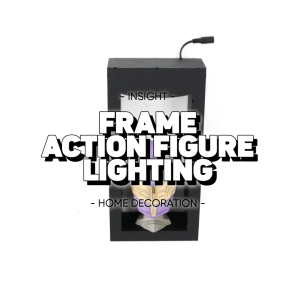 Dekorasi Dinding Gantung Frame Multifungsi Dengan Lighting