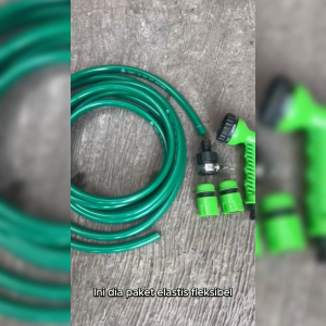 Paket Selang Fleksibel Elastis 20-30 Meter 5/8 untuk Cuci Mobil/Motor Harga Terjangkau COD