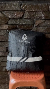 Rain Cover Bag v1 | Jas Hujan Tas | Up to 40L | Waterproof Material | Light Reflector
