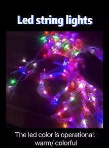 Star String Light LED Christmas Garland Fairy Curtain Light Outdoor Indoor For Bedroom Home Party Wedding