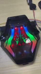 (Hình thật video thật) Đèn hậu cho xe Exciter 150 EX 150 tích hợp xi nhan nhiều chế độ nháy