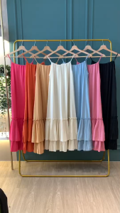 D11739 Double Pleated Mermaid Long Dress