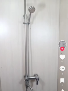 Bộ vòi hoa sen tắm nóng lạnh tròn SUS Inox 304 Mờ CHÍNH HÃNG - cây sen tắm nóng lạnh thân tròn inox 304 không chì phù hợp với mọi không gian tắm