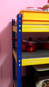 BMZAR ชั้นวางของ ชั้นวางของชั้นเหล็ก แต่ละชั้นสามารถปรับความสูงได้อย่างอิสระ ออกแบบหัวเข็มขัดติดตั้งง่าย แข็งแรง ทนทาน ชั้นวางสินค้า