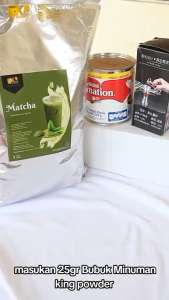 Bubuk Minuman Regular Rasa Matcha Powder Drink Matcha