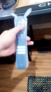 Silicone TV Remote Control Cover Rabbit Air Condition Control Protection Waterproof Fluorescence Dust Remote Control Cover (SL)