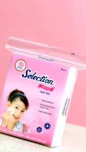 SELECTION Kapas Kecantikan Tebal || Tipis || Oval || Bulat  || make Up Remover Micellar Water Toner