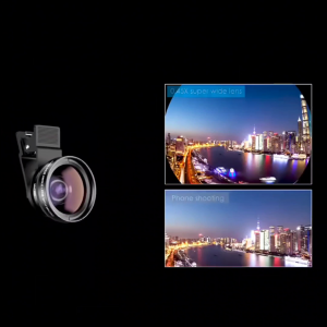 2 In 1 Lensa Super Wide Angle dan Lensa Pembesar 12.5X Kamera HP Dengan Klip Untuk Handphone