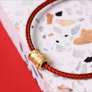 Chow Sang Sang 周生生 999 24K Charme Blessings & Culture 999 Gold Wealthy Bamboo Charm 94329C (Bracelet Not Included)