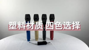 【COD】Mic Wireless Microphone (Batrei dapat di Charger ) Metalik bluetooth Microphone dengan Receiver System 2mic wireles