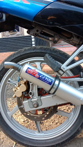 Knalpot YY Pang Kawasaki Ninja 150 R RR Super Kip Zx150 Repsol Plat Karat