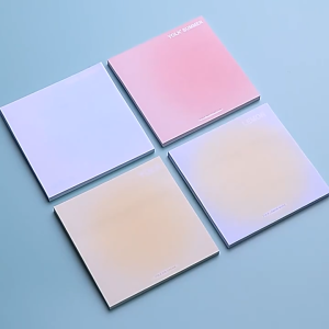 Sticky Notes Gradasi Lucu Polos 50 Lembar Memo Tempel Gradasi Warna-Warni 50Lembar Tempelan Kertas Catatan Memo Bookmark Notepad Alat Tulis Kantor Sekolah HHG