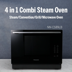 Panasonic เตาอบมัลติฟังก์ชั่น 4 In 1 รุ่น NN-CS89LBTPE เป็นได้ทั้งไมโครเวฟ ลมร้อน ย่าง นึ่ง +36 โปรแกรม คำนวณเวลาอุ่นอัตโนมัติ