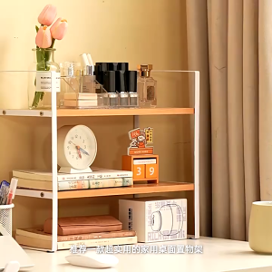 3Tier Desktop Storage Rack Simple Book Shelf Desk Organiser Rack 收纳架