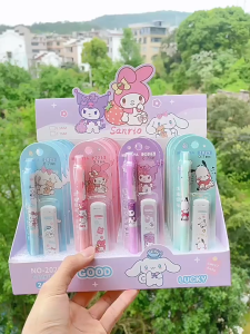 Whitespace Cute Cartoon 0.7mm Mechanical Pencil Set with Refill Pensil Tekan Pensel Mekanikal Comel Student School
