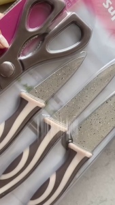 BOLDe Super Knives Electra Series Set Pisau + Gunting / Knives + Scissor 4 Set Food Grade