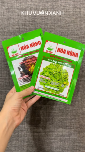 Hạt giống Xà Lách xoăn xanh Xà Lách xoăn tím - Gói 3gr - Tỉ lệ nảy mầm >90% - Trồng quanh năm