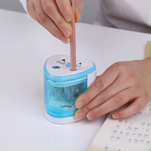 Pencil Sharpener Two Holes Desktop Student Automatic Rotary Sharpeners