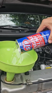 450 ml น้ำยาล้างภายในห้องเครื่อง น้ำยา STP ฟรัชชิ่ง ปริมาณ 450 ml