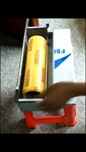 Adhesive Plastic Wrap Cutting Knife Insert Plastic Wrap Cutting Slider Plastic Wrap Cutting Strip 易用切割划刀条