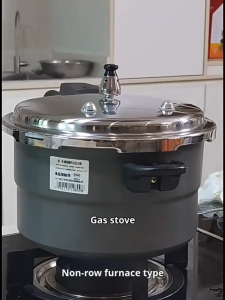 Pressure Cooker 7L Domestic Gas Aluminum Alloy Pressure Cooker Multi-Function Non-Stick Cooker pressure cooker induction Capable Of Steaming Stewing Boiling And Fast Cooking Anti Scald Handle Safety Valve