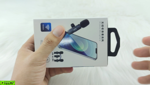 Micro không dây F18 – mic 2.4G Type-C giảm ồn thu âm 360° pin 4–6 giờ nhỏ gọn cho điện thoại máy tính bảng