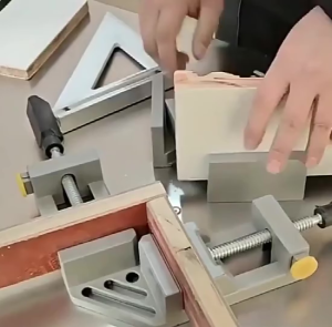 90 Độ Kẹp Hàn Góc Phải Tay Cầm Đơn Có Thể Điều Chỉnh Cố Định Kẹp Giá Đỡ Chế Biến Gỗ Khung Ảnh Tay Đồ Nội Thất Dụng Cụ