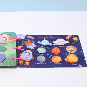 Quiet Book Busy Book for Children - Montessori Early Educational Toy for Kids English Alphabet Number Belajar Mainan Budak Perempuan Lelaki 安静粘贴书忙碌书儿童宝手工贴纸书蒙特梭利早教启蒙玩具
