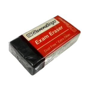 [1 Pcs] Carera Bingo Exam Eraser SC-10 (Dust-Free / Extra Clean / Erase More in Less Time)