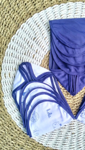 Seri Merah 12 Pcs Popok Bayi Baru Lahir Popok Ikat Kain Cuci Ulang 100% Kualitas Premium