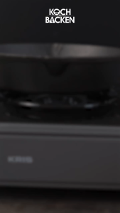 KOCH&BACKEN Nitriding Pre-seasoned Cast Iron Skillet Fry Pan 15cm - Wajan Panggangan Besi Cor Anti Lengket