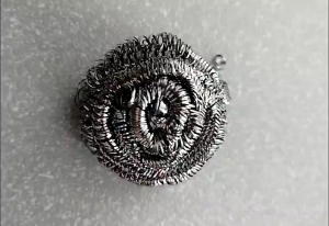 6pcs Steel Wool Stainless Premium Stainless Steel Scrubber Wool Scrubber Metal Scouring Pad Scourer Pot Brush Pads