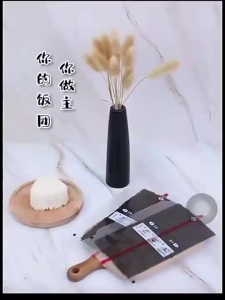 100Pcs Sushi Making Packaging Bag & Disposable Japanese Triangle Onigiri Wrapper Bag