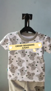 Setelan Baju Bayi Anak Laki Motif Koala Usia 0-24 Bulan MAX BB 12 KG