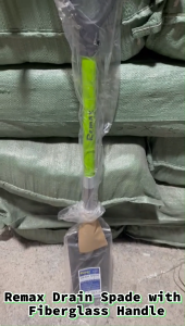 REMAX Long Drain Cleaner Spade Shovel with Fiberglass Handle Multifunction Cangkul Longkang Cangkul Tanah Skop Tanah