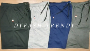 Baby Terry 100RB Dapat 5 Celana Pendek Pria Dewasa Sport Zipper Fleece