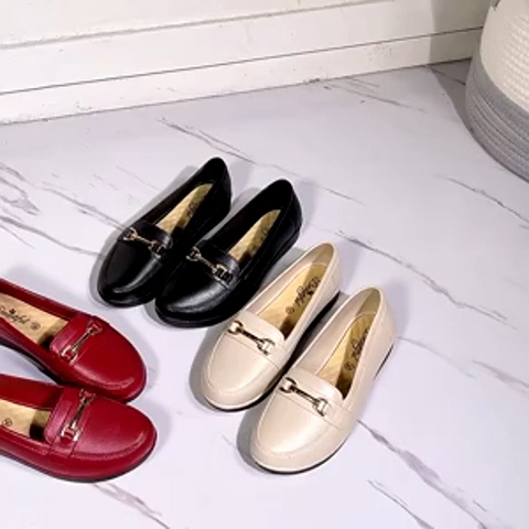 British style ladies doll knot shoes school Anti slip and wear-resistant shoes office wear fashion Boat shoes